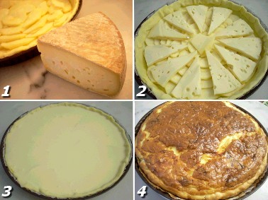 Quiche au St nectaire Quiche au St nectaire