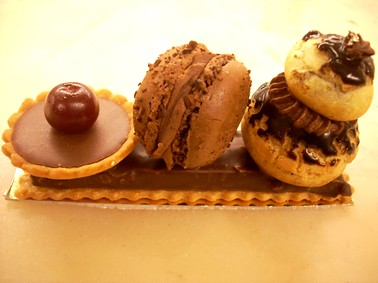 Patisserie chocolat: Trio de gourmandise Patisserie chocolat: Trio de gourmandise