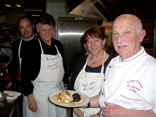 Jean Michel Gouzon et sa salade d'endives Jean Michel Gouzon et sa salade d'endives
