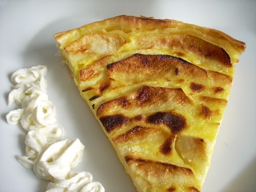 Tarte aux pommes et flan Tarte aux pommes et flan