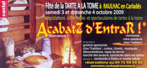 Fête de la tarte à la Tome 2009 Fête de la tarte à la Tome 2009