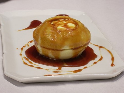 Pomme à la mousse safran Pomme à la mousse safran